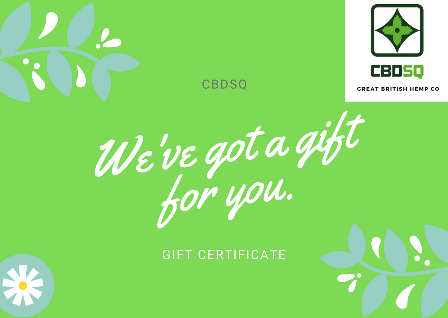 CBDSQ Gift card